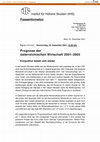 Research paper thumbnail of Prognose der österreichischen Wirtschaft 2001-2003: Jahresmodell LIMA/99 ; Ökonometrisches Forschungsprogramm des Instituts für Höhere Studien