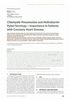 Research paper thumbnail of Chlamydia pneumoniae and Helicobacter pylori infections in Sámi and Finnish reindeer herders