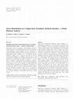 Research paper thumbnail of Stress distribution on a valgus knee prosthetic inclined interline -- a finite element analysis