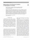 Research paper thumbnail of Metamodeling of the Electrical Conditions in Submerged Arc Furnaces