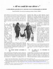 Research paper thumbnail of "All we could do was shiver" - La débrouillardise généralisée du G.I. américain à travers des photographies de 1944/1945