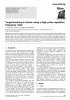 Research paper thumbnail of Target tracking in clutter using a high pulse repetition frequency radar