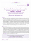 Research paper thumbnail of Grey matters: the ‘constructed’ and ‘unconstructed’ outdoor formation for young adults as an extension of the dwelling