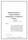 Research paper thumbnail of Abdias Nascimento e a Tradição Intelectual Afrodiaspórica: no combate ao racismo