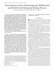 Research paper thumbnail of Flow Patterns in Two Nanorefrigerants R600a/CuO and R410A/CuO During the Boiling Process