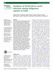 Research paper thumbnail of Incidence of <i>Burkholderia mallei</i> infection among indigenous equines in India