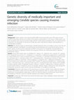 Research paper thumbnail of Genetic diversity of medically important and emerging Candida species causing invasive infection