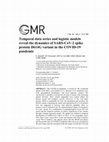 Research paper thumbnail of Research Article Temporal data series and logistic models reveal the dynamics of SARS-CoV-2 spike protein D614G variant in the COVID-19 pandemic