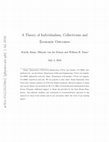 Research paper thumbnail of A Theory of Individualism, Collectivism and Economic Outcomes