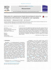 Research paper thumbnail of Fabrication of a nanostructure-based electrochemical sensor for simultaneous determination of epinephrine and tryptophan