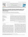 Research paper thumbnail of Simultaneous and sensitive detection of dopamine and uric acid using a poly(L-methionine)/gold nanoparticle-modified glassy carbon electrode