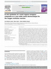 Research paper thumbnail of In situ synthesis of a novel organic-inorganic composite as a non-noble metal electrocatalyst for the oxygen evolution reaction