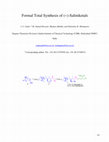 Research paper thumbnail of Formal Total Synthesis of (−)-Saliniketals