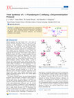 Research paper thumbnail of Total Synthesis of (−)-Tirandamycin C Utilizing a Desymmetrization Protocol