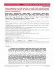 Research paper thumbnail of Downregulation of miR-99 a / let-7 c / miR-125 b miRNA cluster predicts clinical outcome in patients with unresected malignant pleural mesothelioma