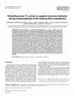 Research paper thumbnail of Triiodothyronine (T3) action on aquatic locomotor behavior during metamorphosis of the bullfrog Rana catesbeiana