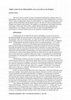 Research paper thumbnail of THREE ASPECTS OF PHILOSOPHY AND ANALYTICAL TECHNIQUE