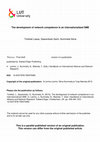 Research paper thumbnail of Handbook on International Alliance and Network Research