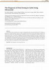 Research paper thumbnail of The Diagnosis of Fetal Sexing in Cattle Using Ultrasound