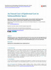 Research paper thumbnail of An Unusal Case of Epidermal Cyst in Submandibular Space