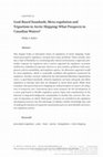 Research paper thumbnail of Goal-Based Standards, Meta-regulation and Tripartism in Arctic Shipping: What Prospects in Canadian Waters?