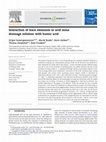 Research paper thumbnail of Interaction of trace elements in acid mine drainage solution with humic acid