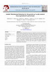 Research paper thumbnail of Soluble Molybdenum Reduction by Morganella sp. Locally-isolated from Agricultural Land in Kano