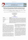 Research paper thumbnail of Isolation and Characterization of Molybdate-reducing Enterobacter cloacae from Agricultural Soil in Gwale LGA Kano State, Nigeria