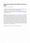 Research paper thumbnail of Macroeconomic Effects of the Adoption of the Euro in Serbia