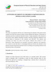 Research paper thumbnail of Attitudes of Parents to Children's Participation in Physical Education Classes