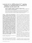 Research paper thumbnail of A pivotal role for cADPR-mediated Ca2+ signaling: regulation of endothelin-induced contraction in peritubular smooth muscle cells