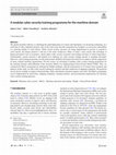 Research paper thumbnail of A modular cyber security training programme for the maritime domain