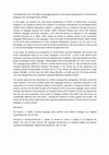 Research paper thumbnail of Unravelling the input: the effect of language exposure on the lexical development of Turkish-Dutch bilinguals and monolingual Dutch children