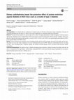 Research paper thumbnail of Dietary carbohydrates impair the protective effect of protein restriction against diabetes in NZO mice used as a model of type 2 diabetes