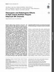 Research paper thumbnail of Obesogenic and Diabetogenic Effects of High-Calorie Nutrition Require Adipocyte BK Channels