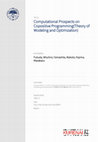 Research paper thumbnail of Computational Prospects on Copositive Programming(Theory of Modeling and Optimization)