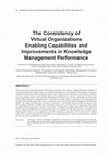 Research paper thumbnail of The Consistency of Virtual Organizations Enabling Capabilities and Improvements in Knowledge Management Performance