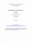 Research paper thumbnail of EAD Calibration for Corporate Credit Lines