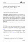 Research paper thumbnail of Agriculture and Food Security in North Africa: a Theoretical and Empirical Approach