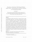 Research paper thumbnail of Ising spins on randomly multi-branched Husimi square lattice: Thermodynamics and phase transition in cross-dimensional range