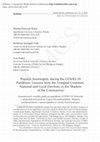 Research paper thumbnail of Popular Sovereignty during the COVID-19 Pandemic: Lessons from the Visegrád Countries. National and Local Elections in the Shadow of the Coronavirus