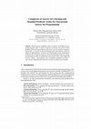 Research paper thumbnail of Complexity of Answer Set Checking and Bounded Predicate Arities for Non-ground Answer Set Programming