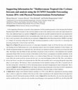 Research paper thumbnail of Supplementary material to "Mediterranean Tropical-Like Cyclones forecasts and analysis usingthe ECMWF Ensemble Forecasting System (IFS) with physical parameterizations perturbations