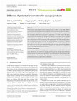 Research paper thumbnail of Stilbenes: A potential preservative for sausage products