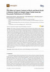 Research paper thumbnail of The Effect of Lignin Content in Birch and Beech Kraft Cellulosic Pulps on Simple Sugar Yields from the Enzymatic Hydrolysis of Cellulose