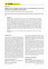 Research paper thumbnail of Inhibitory effect of Capparis zeylanica Linn. on acetylcholinesterase activity and attenuation of scopolamine-induced amnesia