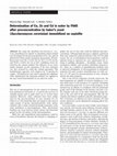 Research paper thumbnail of Determination of Cu, Zn and Cd in water by FAAS after preconcentration by baker's yeast ( Saccharomyces cerevisiae ) immobilized on sepiolite