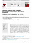 Research paper thumbnail of Implications for medical activity of differences between individuals with controlled and uncontrolled hypertension