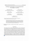 Research paper thumbnail of Challenges and Strategies for Assessing Mathematical Knowledge for Teaching