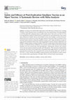 Research paper thumbnail of Safety and Efficacy of Post-Eradication Smallpox Vaccine as an Mpox Vaccine: A Systematic Review with Meta-Analysis